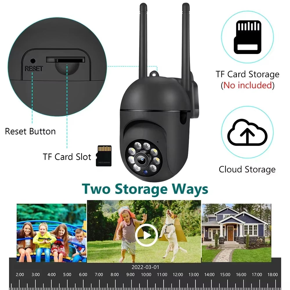 PEGATAH 5G Wifi Camera IP Camera PTZ Surveillance Camera Outdoor Security Protection Camera Two Way Audio Auto Tracking Home Cam