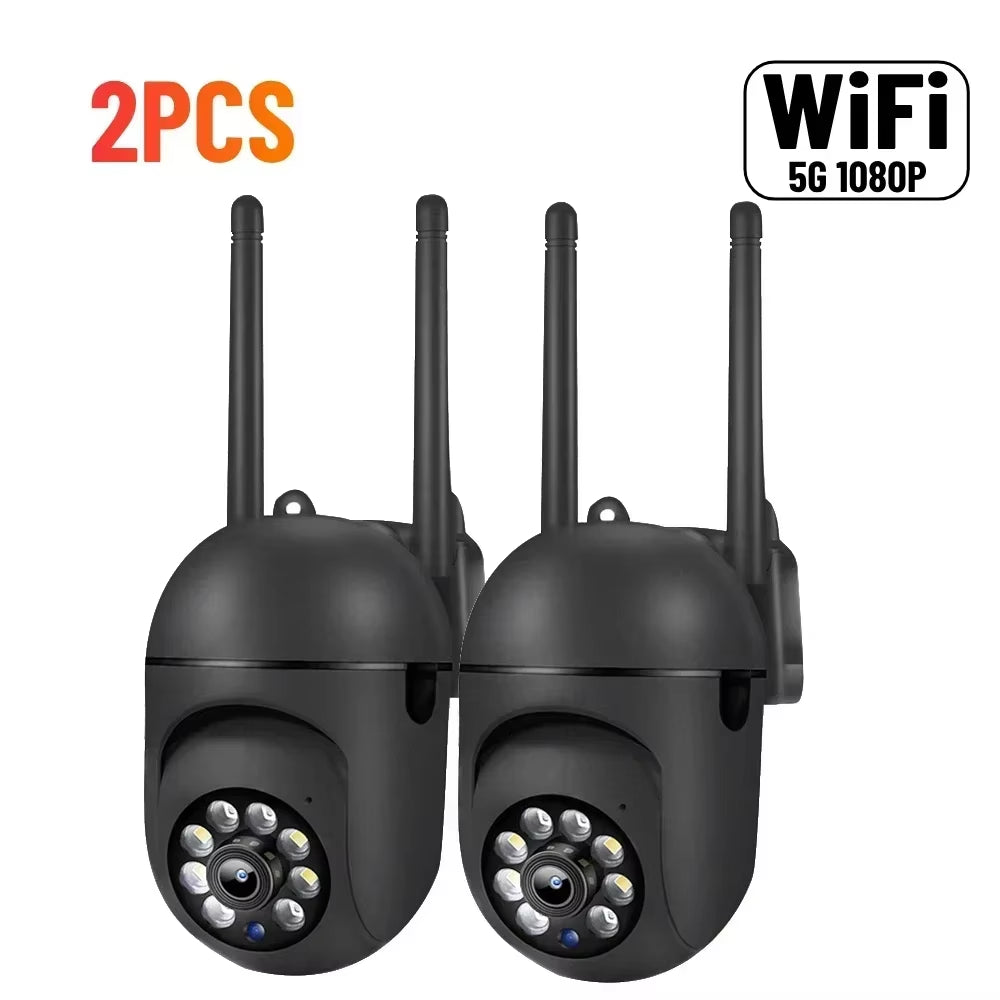 PEGATAH 5G Wifi Camera IP Camera PTZ Surveillance Camera Outdoor Security Protection Camera Two Way Audio Auto Tracking Home Cam