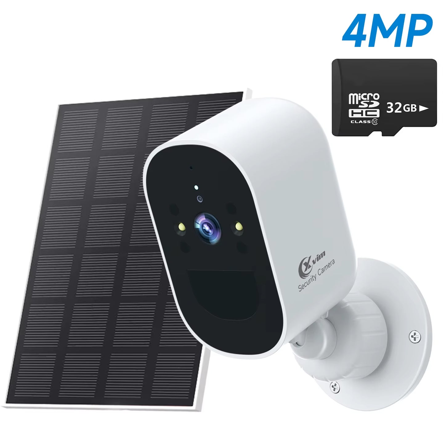 XVIM 4MP Wireless Outdoor Security Camera, 4MP Wifi Outdoor Home Security Camera with PIR Motion Detection, 2.4Ghz Wifi