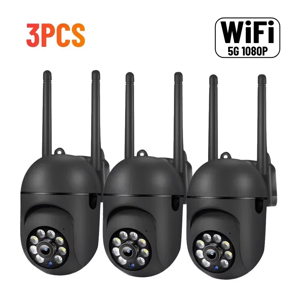 PEGATAH 5G Wifi Camera IP Camera PTZ Surveillance Camera Outdoor Security Protection Camera Two Way Audio Auto Tracking Home Cam